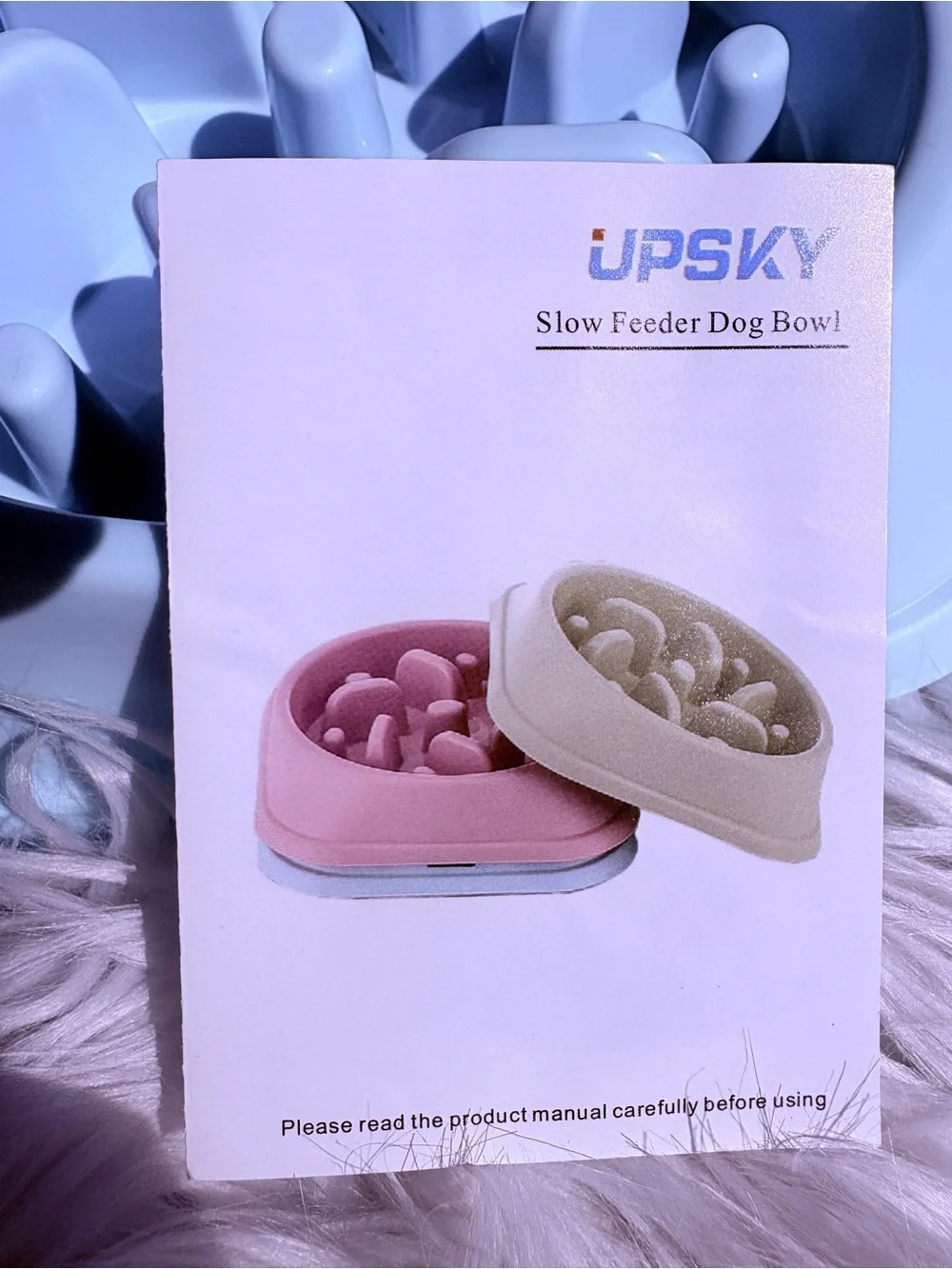 Slow Feeder Dog Bowl